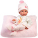 Llorens: Bimba 35 cm novorozenecká panenka s polštářkem