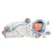 Llorens: Chlapecká miminko panenka čáp vzor měkké pyžamo 31 cm