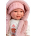Llorens: Chloe, 38 cm pláčící panenka v růžové vestě