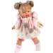 Llorens: Joelle 38cm plačící panenka s dudlíkem v šatech s motivem horkovzdušného balónu