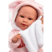 Llorens: Lina 45 cm pláčící panenka v oblečku s králičími oušky