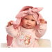 Llorens: Mimi, pláčící panenka 42 cm s polštářkem a přikrývkou