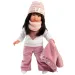 Llorens: Módní ikona 40cm panenka Gréta v růžovém kabátě