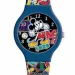 Luna: Mickey Mouse analogové hodinky v kovové ozdobné krabičce.