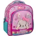 Luna: Must Team dětský oválný batoh s králíčkem, 2 přihrádky, 27x10x31 cm