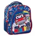 Luna: Oválný batoh do školky s motivem Must Team Monster Truck, zaoblený, se 2 přihrádkami, 27x10x31 cm
