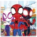 Luna: Spidey a jeho přátelé - magnetické puzzle s motivem, 3x20 dílků