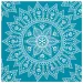 Mandala modro-bílý 2vrstvý papírový ubrousek balení 20 ks
