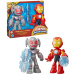 Marvel: Iron Man Awesome Friends – Sada figurek Iron Man a Ultron Clash, 23 cm – Hasbro