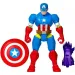 Marvel Mix Mashers: Avengers figurka Kapitána Ameriky s příslušenstvím - Hasbro