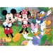 Mickey Mouse 2 v 1, 24dílné puzzle a omalovánka 35x25 cm – Lisciani
