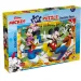 Mickey Mouse 2 v 1, 250dílné puzzle a omalovánka 50x35 cm - Lisciani