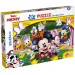 Mickey Mouse 2 v 1, 48dílné puzzle a omalovánka 35x25 cm – Lisciani