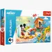 Mickey a jeho přátelé na pláži puzzle 60 dílků - Trefl
