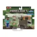 Minecraft: Sada figurek Steve a osel - Mattel