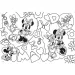 Minnie Mouse 2 v 1 maxi 2x24dílné puzzle a omalovánka 50x35cm - Lisciani