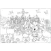 Minnie Mouse 2 v 1 maxi puzzle 150 dílků a omalovánka 70x50 cm – Lisciani