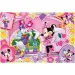 Minnie Mouse 2 v 1, puzzle a omalovánka, 60 dílků, 50x35 cm - Lisciani