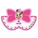 Minnie Mouse růžová papírová maska 6 ks