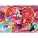 Minnie myš 2 v 1, puzzle s 24 dílky a omalovánka 50x35 cm - Lisciani