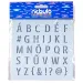 Nebulo: Písmena plastová šablona