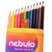 Nebulo: Sada barevných tužek, 12 kusů