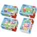 Nejkrásnější dny Peppy Pig 54dílné mini puzzle 4 druhy - Trefl