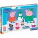 Peppa Pig 104dílné maxi supercolor puzzle - Clementoni