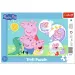 Peppa Pig rodinná zábava 15dílné rámové puzzle - Trefl