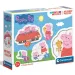 Peppa prasátko 4 v 1 puzzle 3-6-9-12 ks - Clementoni