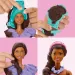 Play-Doh: Barbie Fashionista sada s plastelínou na výrobu vlnitých šatů s panenkou - Hasbro