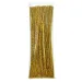 PlayBox: Zlaté chenillové nitě 100 ks 6 mm