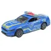 Policejní auta: Kovové policejní auto na volnoběh v různých variantách 11cm 1ks