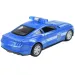 Policejní auta: Kovové policejní auto na zpětné natažení v různých variantách 11cm 1ks