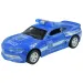 Policejní auta: Kovové policejní auto na zpětné natažení v různých variantách 11cm 1ks
