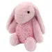 Růžový projektorový plyšový králíček 25x27x19cm