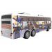 RC Dálkově ovládaný Travel City Bus s osvětlením 27MHz v měřítku 1/32, délka 25cm