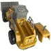 RC dálkově ovládaný buldozer s světelnými efekty v měřítku 1/30, 24 cm
