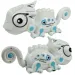 RC dálkově ovládaný chameleon se zvukem a 5 druhy světelných efektů 27MHz 33cm