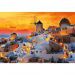 Romantický západ slunce, Oia, Santorini 1500-dílný puzzle - Trefl