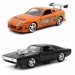 Rychle a zběsile: Twin Pack Dodge Charger R/T a Toyota Supra kovové modely dvojbalení 1/32 - Simba Toys