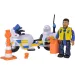 Sam hasič: Malcolm motocyklový policista figurka - Simba Toys