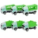 Sanitární nákladní auto: sada 12 kusů odpadkových nákladních aut 1/64