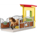 Schleich: Farm World - Pony box Islandský pony hřebec set (42609)