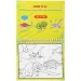 Sešit s aktivitami, který se vybarvuje vodou – Dinosauři