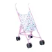 Skládací růžový kočárek - Simba Toys