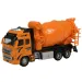 Slitina Auto: Betonářský nákladní automobil na setrvačník s osvětlením a zvukem ve dvou variantách 19cm 1ks