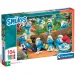 Šmoulové lesní zábava 104dílné supercolor puzzle - Clementoni