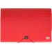 Spirit: Desky na dokumenty A4, 12 přihrádek, červená