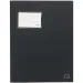 Spirit: Kroužkový pořadač s držákem na karty, černá barva, A4